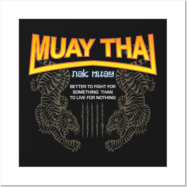 Muay Thai Fighter Wall Art by GuardUp